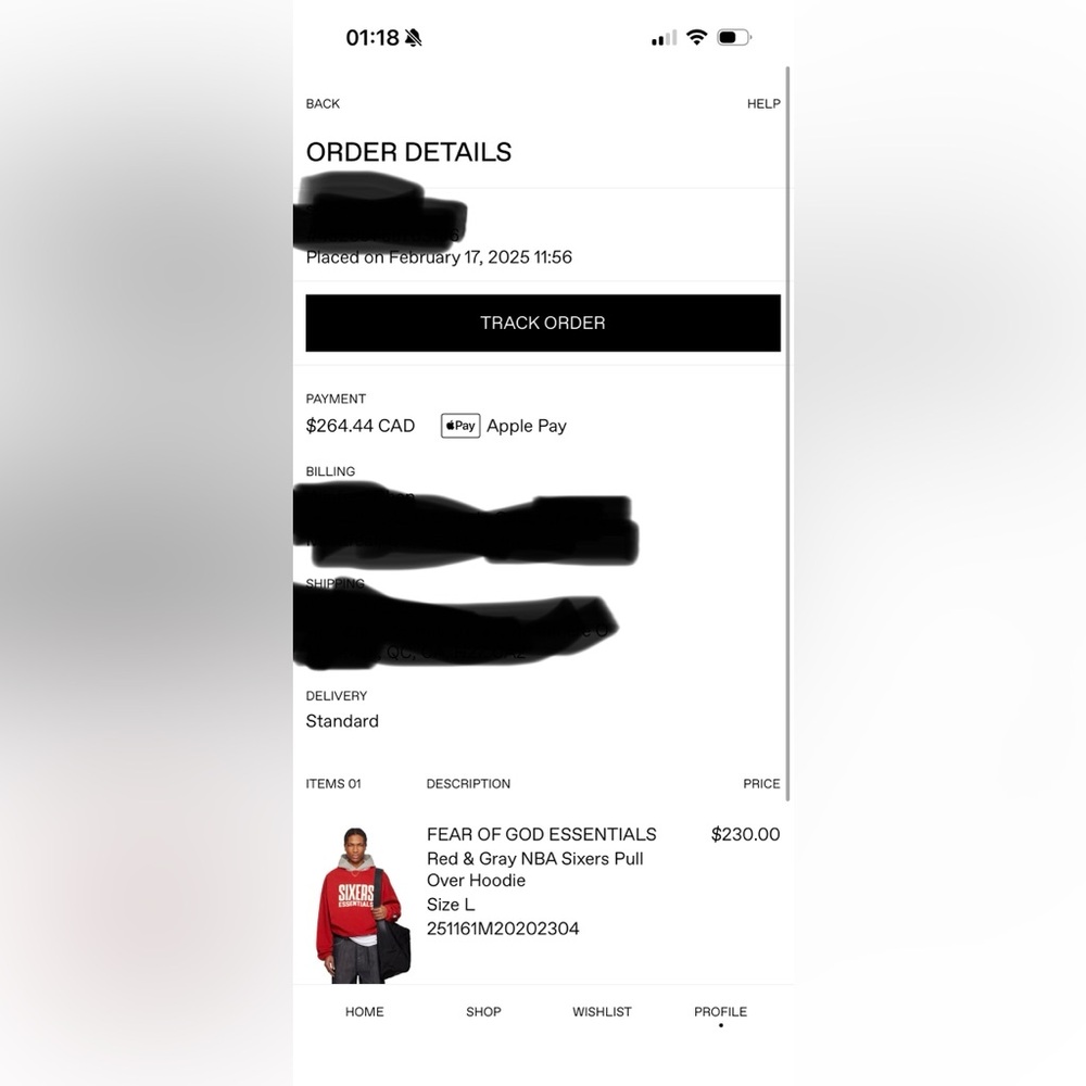 Fear of God Red and Gray Crewneck Sweater - Picture 6 of 8